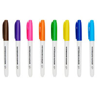 Proscribe Card 8 Assorted Whiteboard Markers - Perfect for Meetings & Presentations