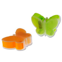 Emotionery Card Pack of  2 Sharpeners Flutterbies Design