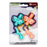 Ormond Card 2 Ergonomic Pencil Grips - Butterfly - Ergonomic Pencil Grips for Comfortable Writing