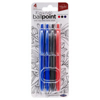 Proscribe Card 4 Ballpoint Pens - Essential Stationery for Everyday Use