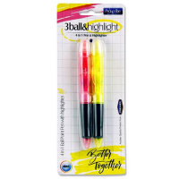 Proscribe Card 2 4-in-1 Ballpoint Pen & Highlighter - Assorted