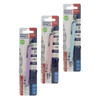 Proscribe Automatic Pencil 0.5mm - 3 Assorted - Smooth Writing for School & Office