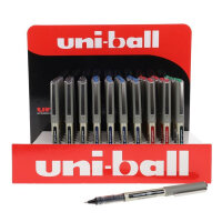 Uni Ball 0.7mm Eye Fine Rollerball Pen 4 Assorted Colours - Perfect for Fine Writing & Notes