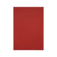 Rhino Exercise Book Plain 48 Pages A4+ Red (Pack of 50) VDU048-010-0