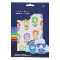 CHAKRANGER PKT.98 POSITIVE AFFIRMATION STICKERS - STICK WITH LOVE