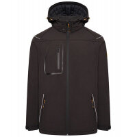 JCB Trade Hooded Softshell Black XL