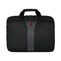 Wenger Legacy 17 Inch Laptop Case Triple Gusset 420x210x320mm Black&#47;Grey 600655