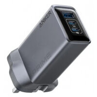 Anker Prime Laptop, Portable gaming console, Smartphone, Smartwatch, Tablet Grey AC Fast charging Indoor