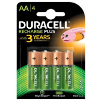 Duracell 4 LR06 1300mAh Rechargeable battery Nickel-Metal Hydride (NiMH)
