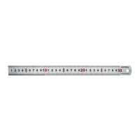 Matt Silver Measuring Rule 300mm