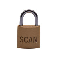 Scan Brass Padlock 20mm