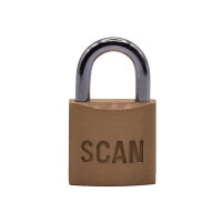 Scan Brass Padlock 25mm