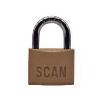 Scan Brass Padlock 50mm