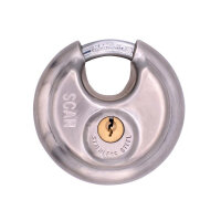 Stainless Steel Disk Type Padlock 70mm
