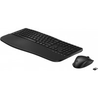 HP 685 Comfort Dual-Mode Keyboard and Mouse Combo Wireless + Bluetooth Black