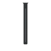 Apple 49mm Black Ocean Band Extension - Natural Titanium Finish