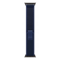 Apple 49mm Blue Trail Loop - M/L - Black Titanium Finish