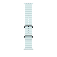 Apple 49mm Ice Blue Ocean Band - Black Titanium Finish