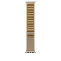 Apple 49mm Tan Alpine Loop - Medium - Natural Titanium Finish
