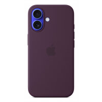 Apple iPhone 16 Silicone Case with MagSafe - Plum