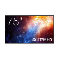 Optoma N3751K Digital signage flat panel 190.5 cm (75") LED Wi-Fi 450 cd/m² 4K Ultra HD Black Android 11 24/7