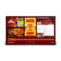Allsee Technologies DM55D Signage Display Digital signage flat panel 139.7 cm (55") LCD Wi-Fi 450 cd/m² Full HD Black Built-in processor Android 7.1