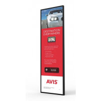 Allsee Technologies WS37HD8 Signage Display Digital signage flat panel 94 cm (37") LED Wi-Fi 1000 cd/m² Full HD Black Built-in processor Android 7.1 24/7