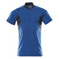 Mascot Polo Shirt 18083-801 Accelerate Premium, Moisture Wicking Coolmax,Azure Blue/Dark Navy,M(1 pcs.)