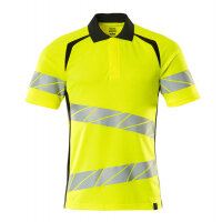 MASCOT Polo shirt 19083-771 ACCELERATE SAFE Premium, Modern fit, two-toned  hi-vis yellow/black XL(1 pcs.)