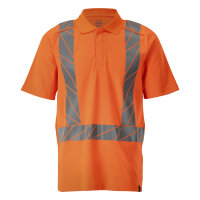 MASCOT Polo shirt 22183-771 ACCELERATE SAFE Premium, Modern fit  hi-vis orange XL