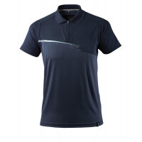MASCOT Polo Shirt with chest pocket 17283-945 ADVANCED Premium, moisture wicking, Modern fit  dark navy M