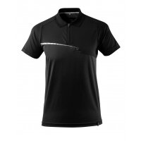 MASCOT Polo Shirt with chest pocket 17283-945 ADVANCED Premium, moisture wicking, Modern fit  black M