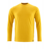 Mascot T-Shirt, Long-Sleeved 20181-959 Crossover Premium Performance, Prowash,Curry Gold,M(1 pcs.)
