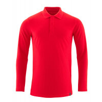 Mascot Polo Shirt, Long-Sleeved 20483-961 Crossover Premium Performance, Prowash,Traffic Red,M(1 pcs.)