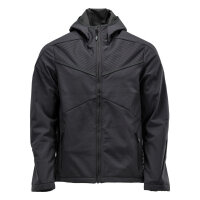 Mascot Softshell Jacket With Hood 22102-649 Customized Breathable, Windproof, Water-Repellent, Modern Fit  Black M
