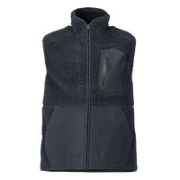 Mascot Pile Gilet With Zipper 22465-682 Customized Modern Fit  Dark Navy M