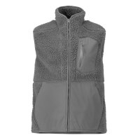 Mascot Pile Gilet With Zipper 22465-682 Customized Modern Fit  Stone Grey Xl
