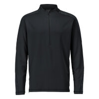 Mascot T-Shirt, Long-Sleeved, With Half Zip 22681-618 Customized Premium, Modern Fit, Moisture Wicking  Black M
