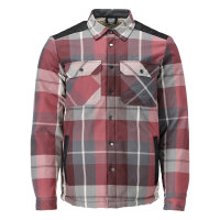 Mascot Shirt With Pile Lining 23104-446 Customized Pile Lining  Bordeaux Checked M
