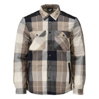Mascot Shirt With Pile Lining 23104-446 Customized Pile Lining  Dark Sand Checked M