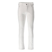 Mascot Trousers 20639-511 Food & Care Ultimate Stretch, Lightweight, Prowash,White,L32W34.5