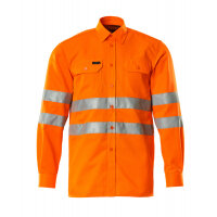 Mascot Shirt 06004-136 Safe Classic Premium, Classic Fit  Hi-Vis Orange Xl (17.5)
