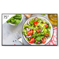 Sony FW-75BZ35L Signage Display Digital signage flat panel 190.5 cm (75") LCD Wi-Fi 550 cd/m² 4K Ultra HD Black Android 24/7