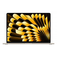 Apple MacBook Air 15-inch : M3 chip with 8-core CPU and 10-core GPU, 16GB, 256GB SSD - Starlight