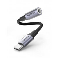 Ugreen 80154 mobile phone cable Black, Grey USB C 3.5mm
