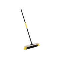 Dual Fill Soft PET Broom with Metal Scraper 457mm (18in)