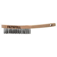 Heavy-Duty Scratch Brush, Three Row