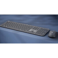 Logitech 920-012511 keyboard Mouse included Office RF Wireless + Bluetooth QWERTY UK English Graphite