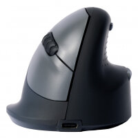 R-Go Tools Ergonomic mouse R-Go HE Break with break software, large (hand size ≥ 185 mm), right-handed, Bluetooth, black