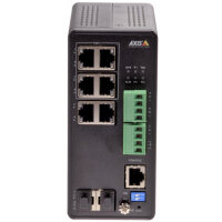 Axis 01633-001 network switch Managed Gigabit Ethernet (10/100/1000) Power over Ethernet (PoE) Black